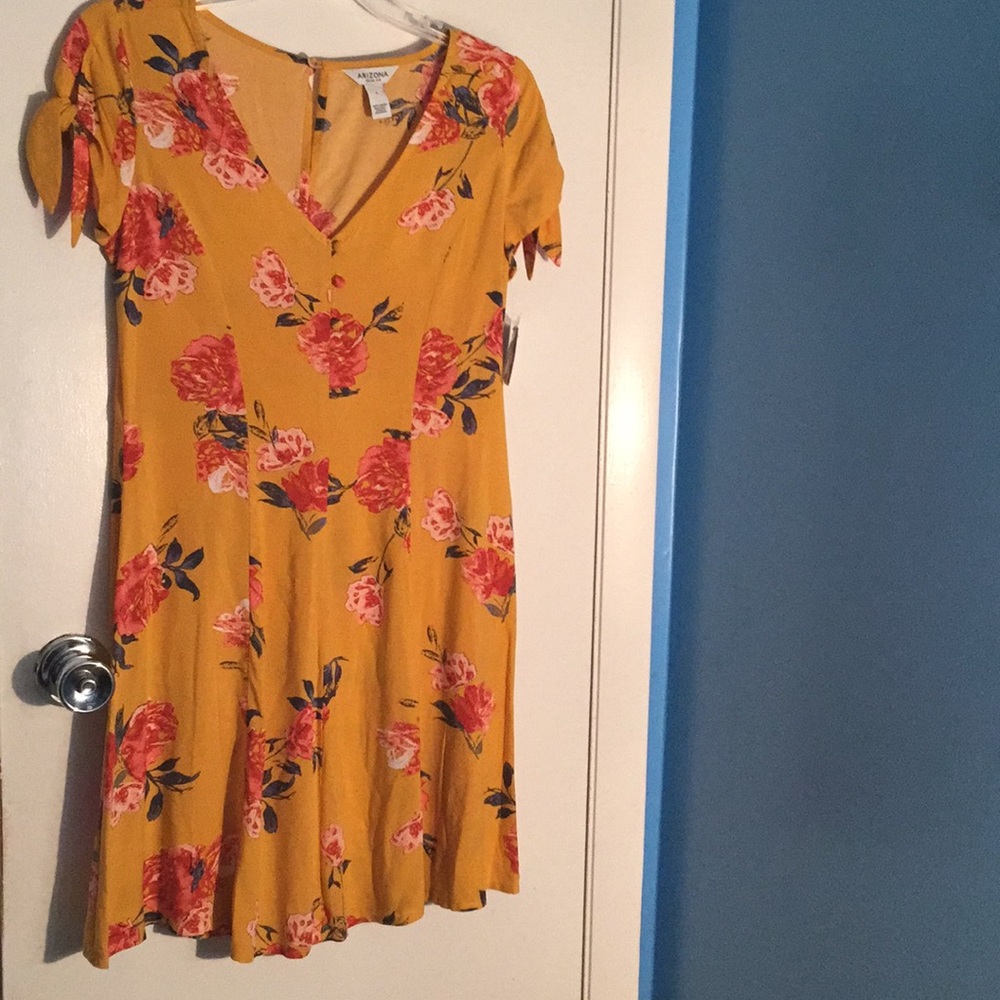 Yellow Floral Dress
